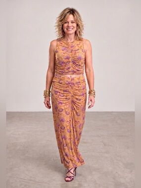 House Of Harlow 1960 2 piece Tank Top Maxi Skirt Set Size Medium